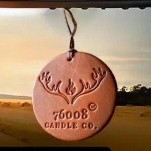 Leather Scent Hanging Car Air Freshener | New